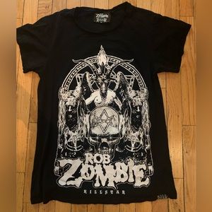Killstar Rob Zombie Shirt. Black. Size Large.